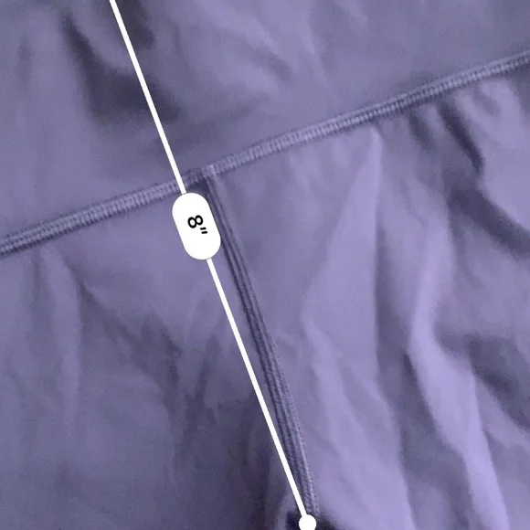 Lululemon train times crop purple vintage grape - Picture 5 of 8